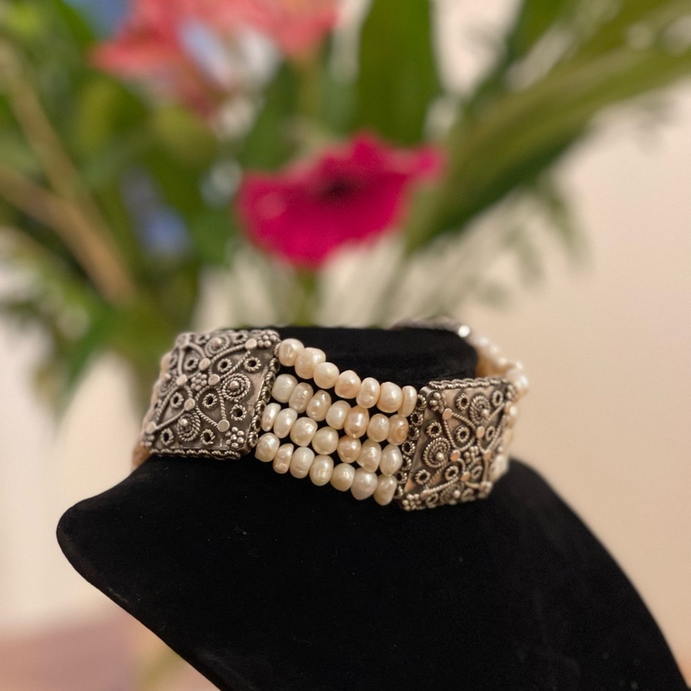 Art Deco Fresh Water Pearl Necklace